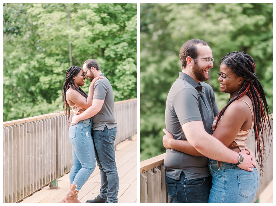 Aiden Laurette Photography | Ontario Wedding Photographer | Engagement Photos | Couple posing together
