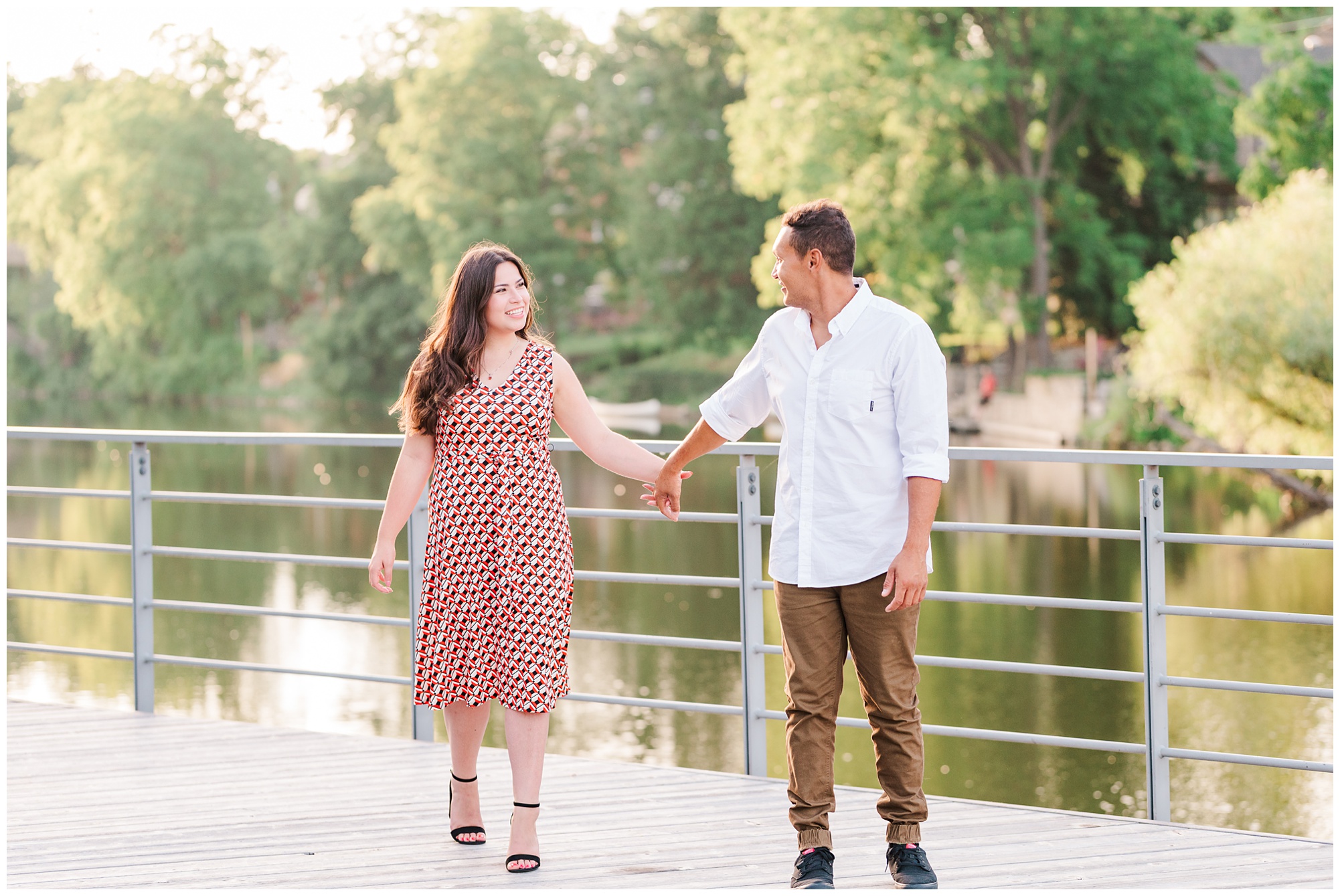 Aiden Laurette Photography | Ontario Wedding Photography | Engagement photoshoot | Couples Photo at the river
