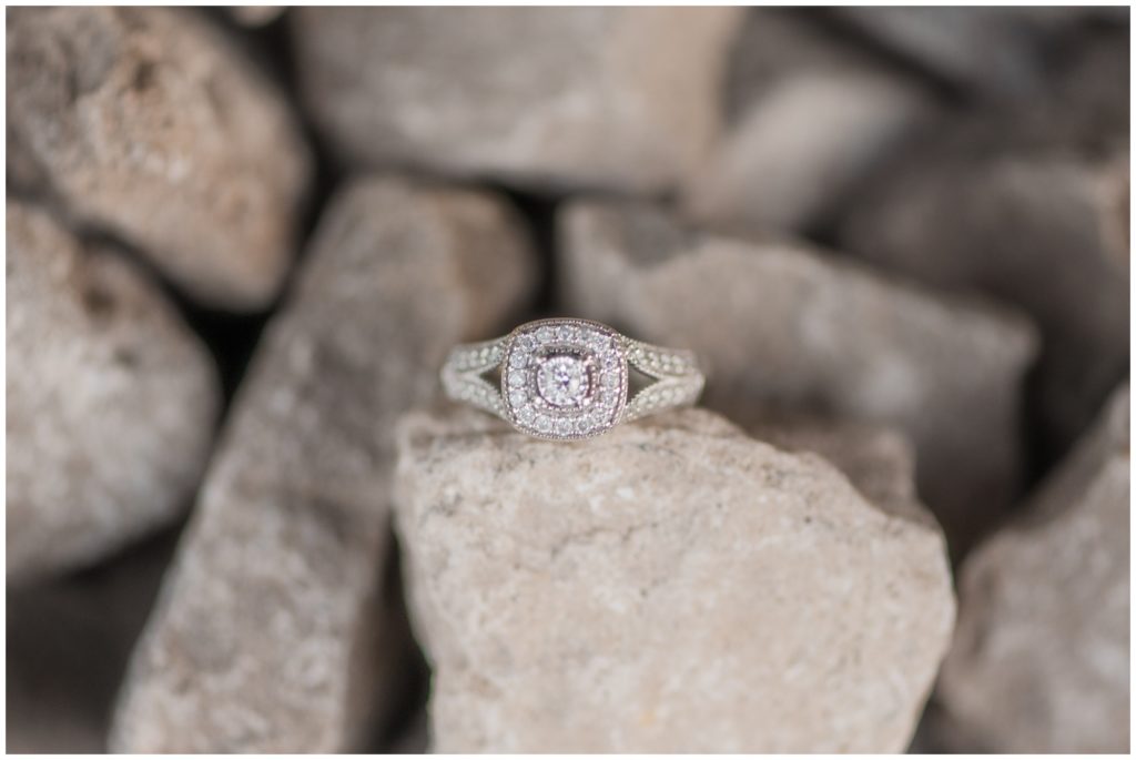 Aiden Laurette Photography | Ontario wedding photographer | Engagement photoshoot | photo of an engagement ring