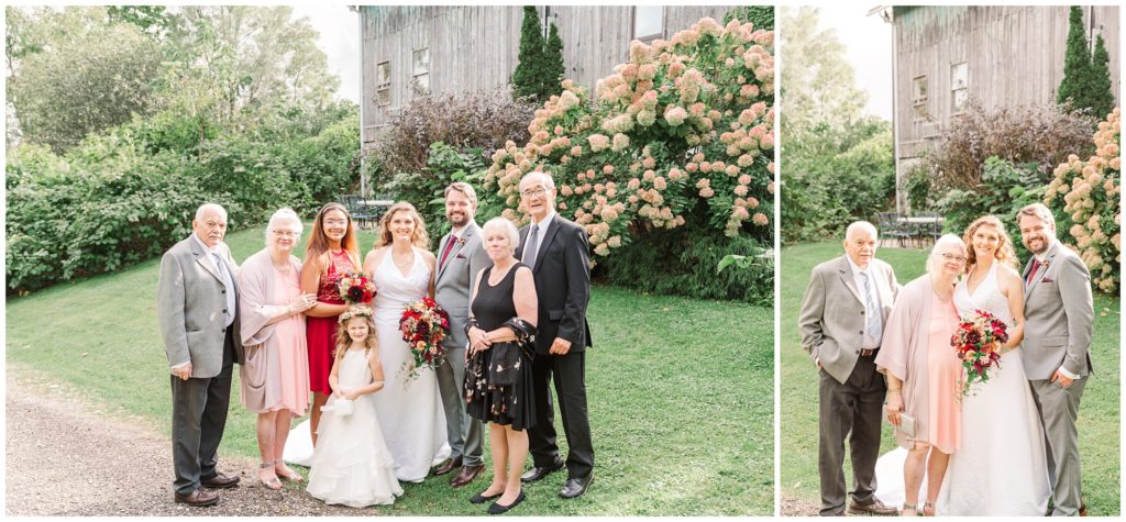 Aiden Laurette Photography | Ontario Wedding Photographer | Elmhurst Inn Elopement | Family Formal Portraits