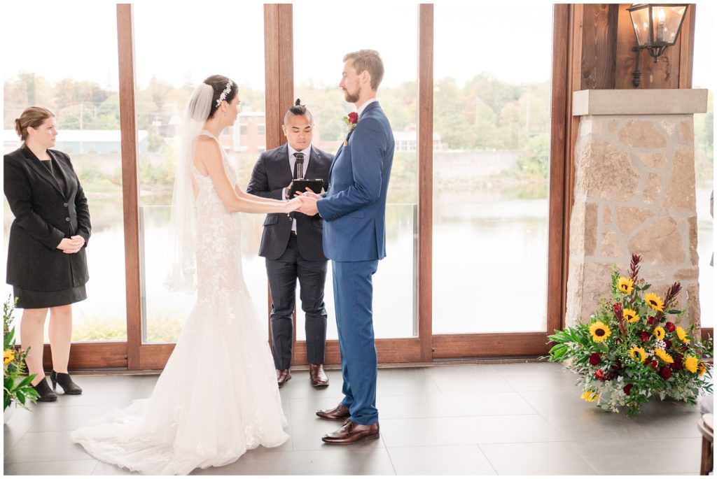 Aiden Laurette Photography | Ontario Wedding Photographer | Wedding Ceremony | Cambridge Mill
