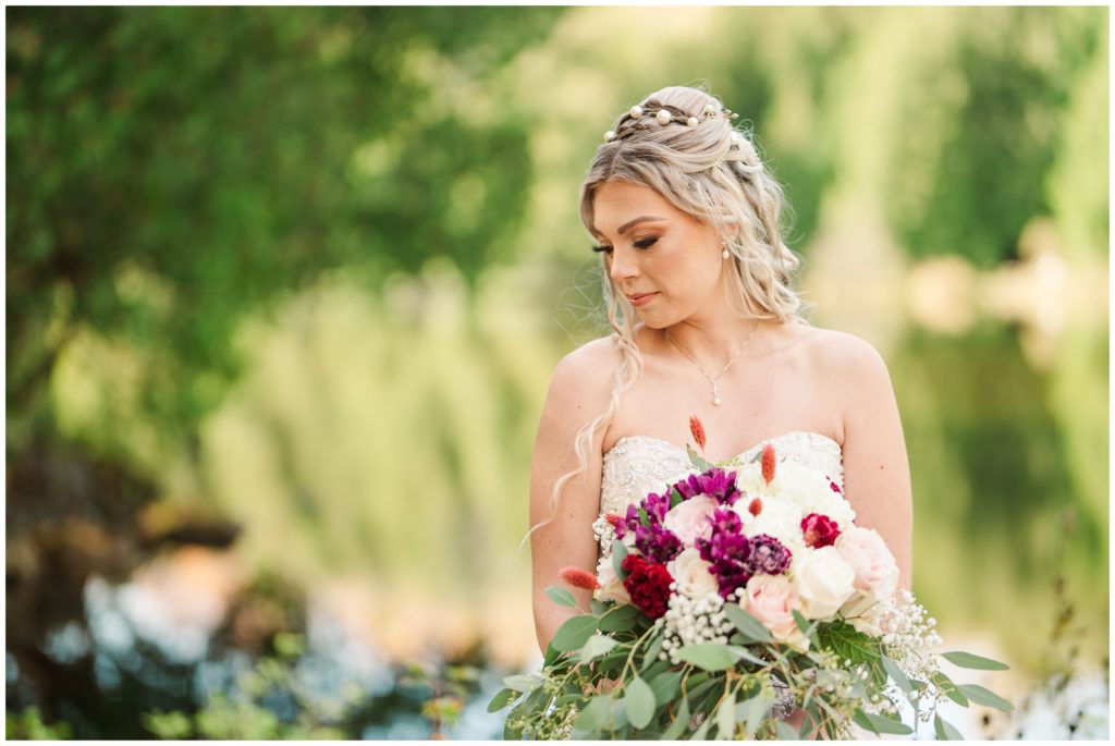 Aiden Laurette Photography | Ontario Wedding Photography | Millcroft Inn Wedding | Bride's Portraits