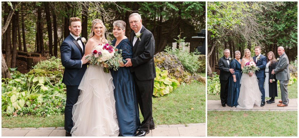 Aiden Laurette Photography | Ontario Wedding Photography | Millcroft Inn Wedding | Family Formal Portraits