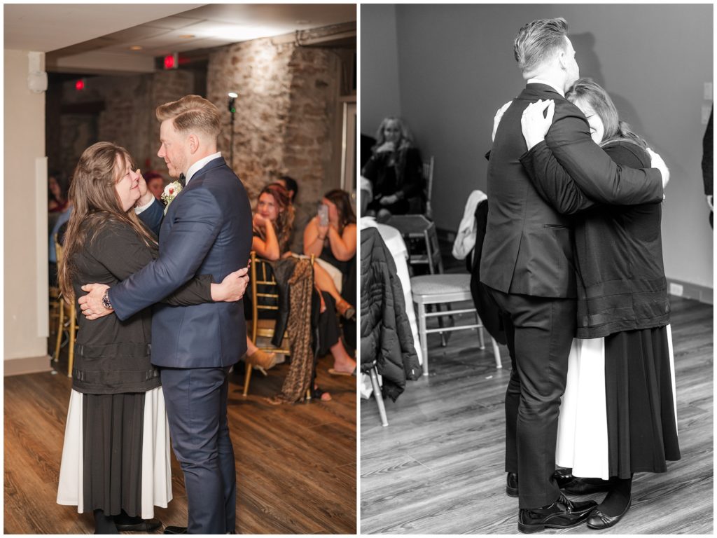 Aiden Laurette Photography | Ontario Wedding Photography | Millcroft Inn Wedding | Reception-Mother Son First Dance