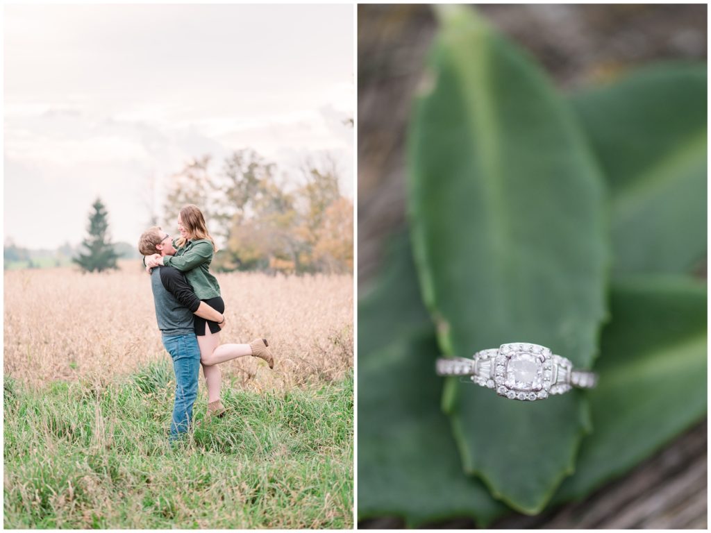 Aiden Laurette Photography | Ontario Wedding Photographer | Engagement Portraits | Fall Engagement | Couple's Portraits 