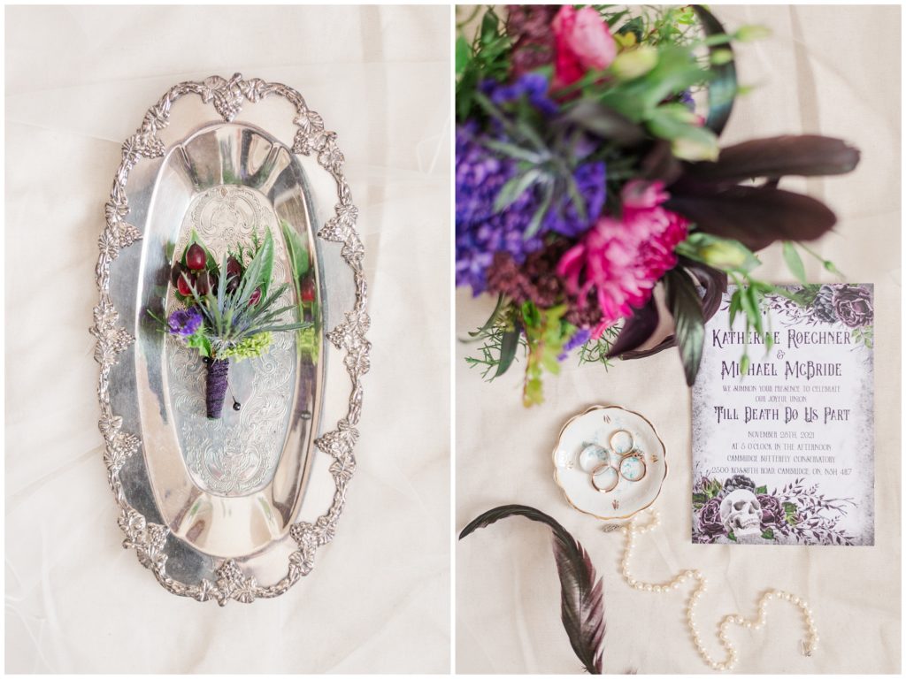 Aiden Laurette Photography | Ontario Wedding Photography | Cambridge Butterfly Conservatory | Detail Shots