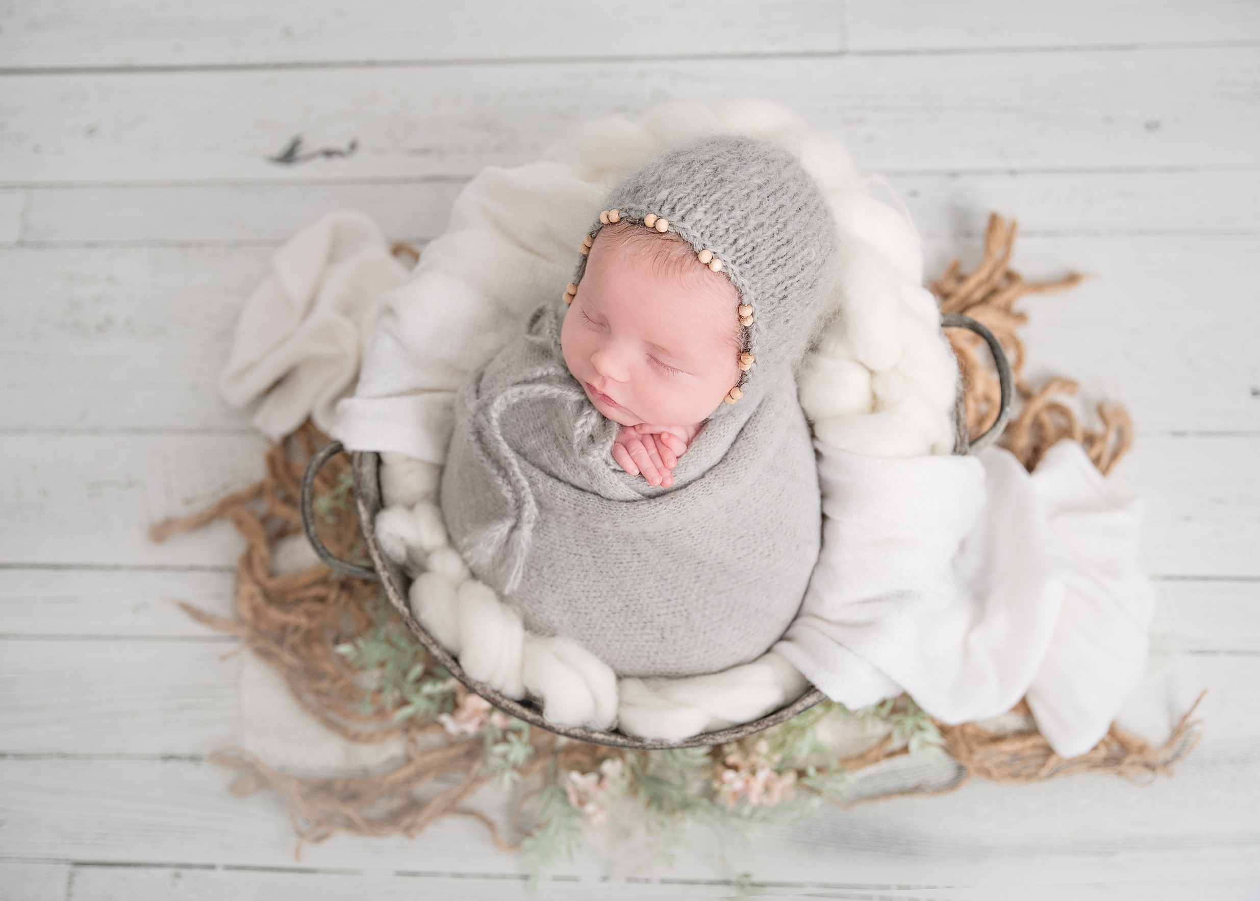 Aiden Laurette Photography | Ontario Newborn Photography | Newborn Studio Props