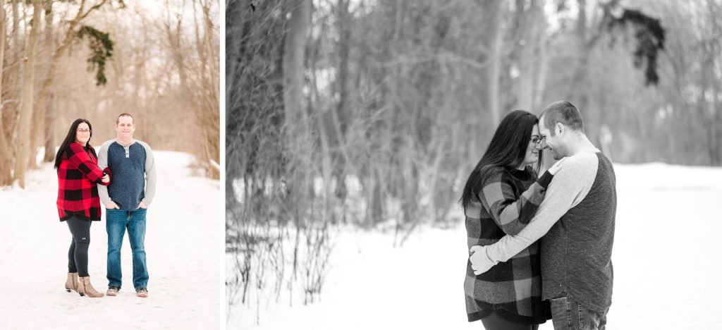 Aiden Laurette Photography | Ontario Engagement photos in the winter