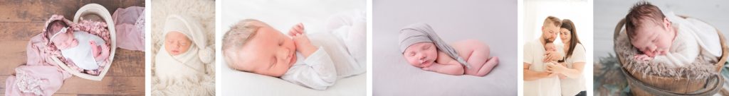 Newborn Photography Collage- Studio newborn photography
