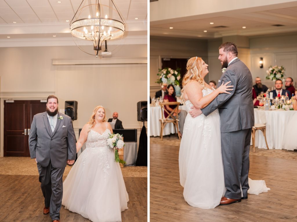 aiden laurette photography | bride and groom dancing as wedding guests look on