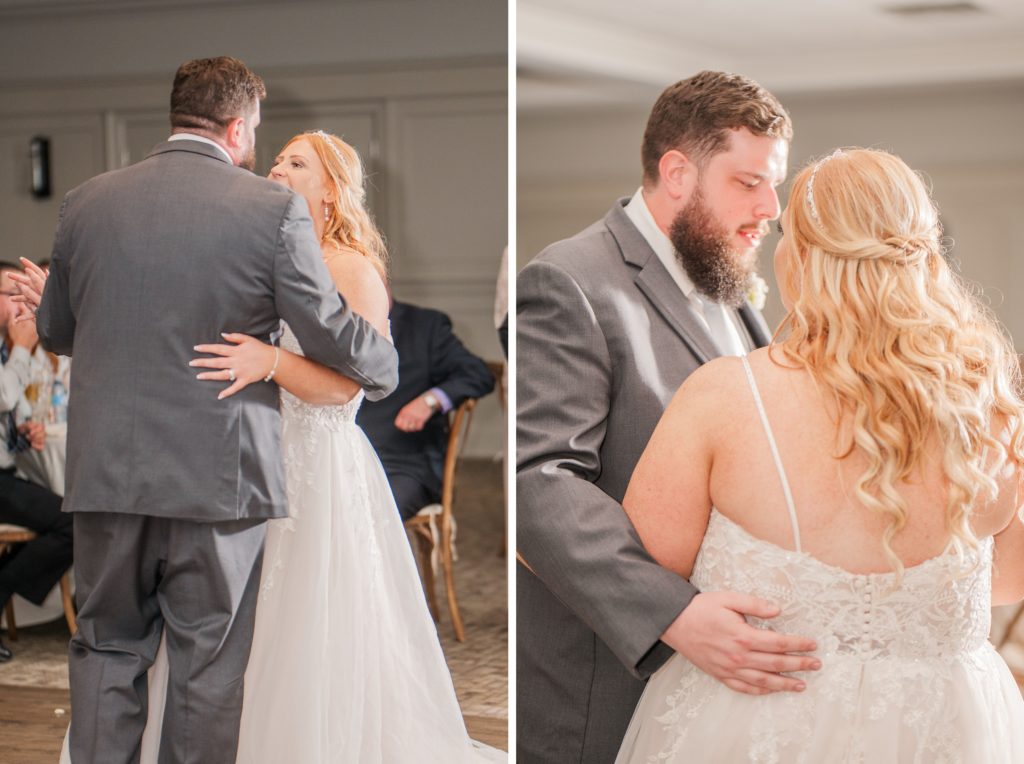 aiden laurette photography | bride and groom dancing