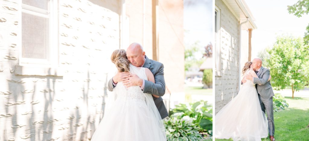 Aiden Laurette Photography | father of the bride does first look