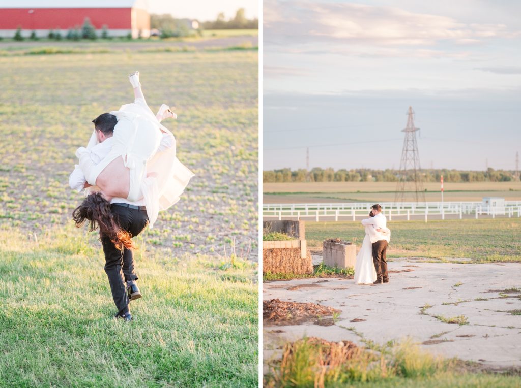 Aiden Laurette Photography | bride and groom walk, bride and groom embrace