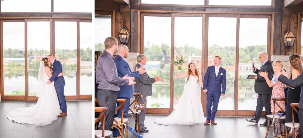 Aiden Laurette Photography | photo of bride and groom and wedding guests