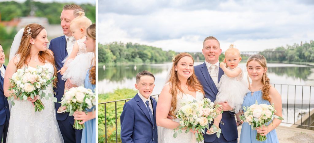 Aiden Laurette Photography | photo of bride and groom and their entire family