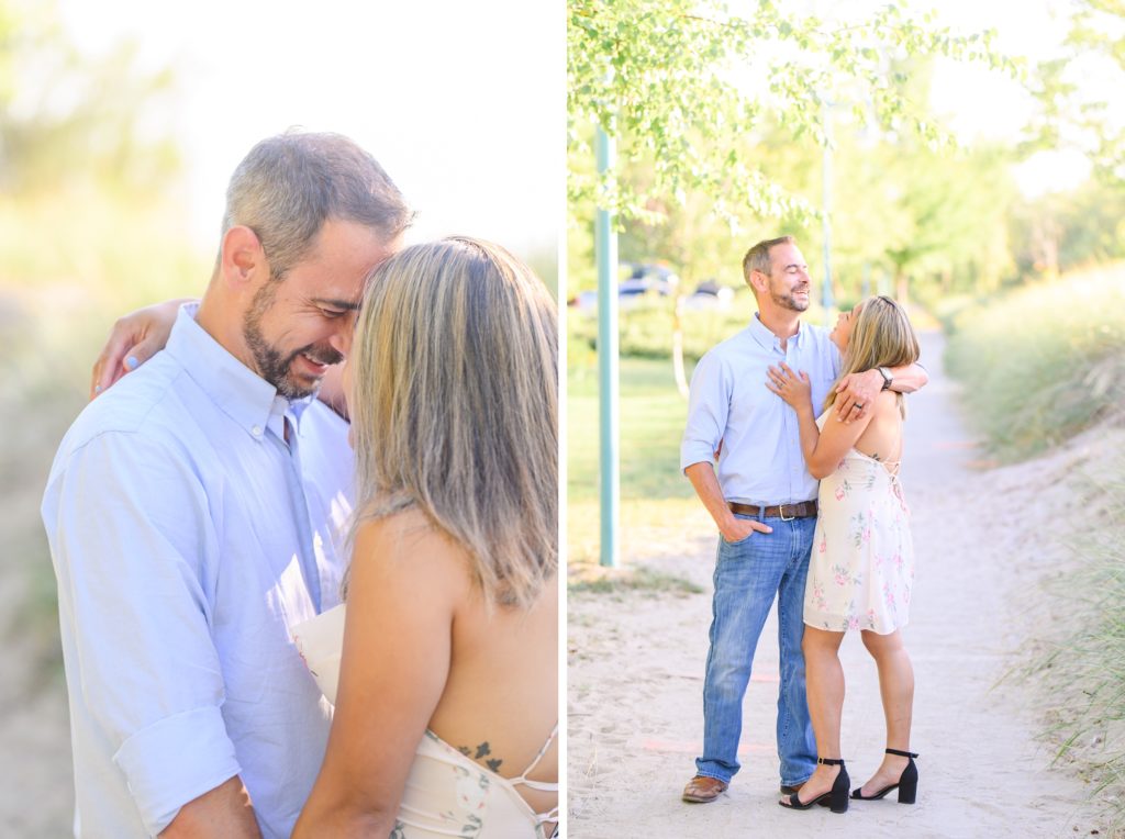 Aiden Laurette Photography | man and woman stand together laughing