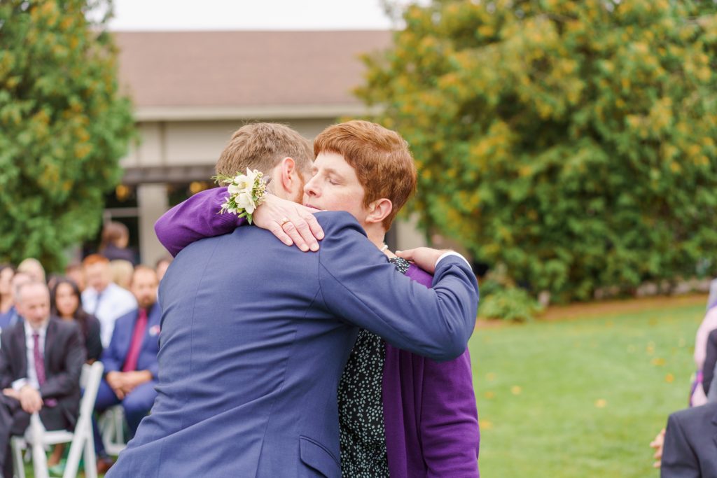 Aiden Laurette Photography | wedding guests at st marys golf and country club