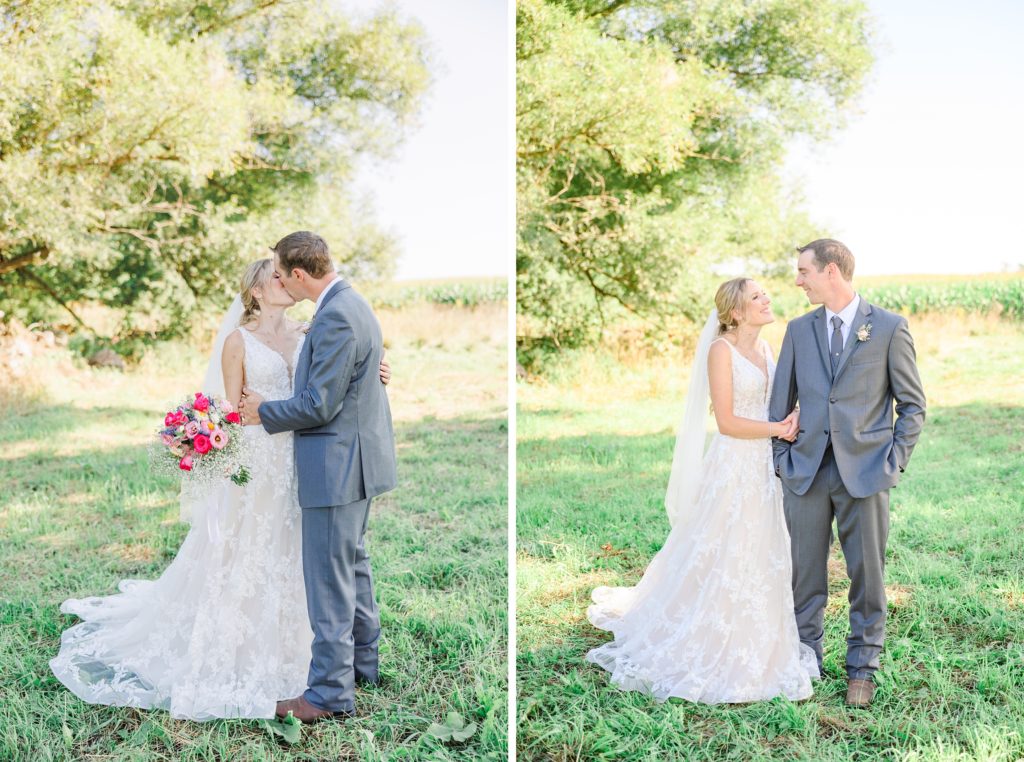 Aiden Laurette Photography | bride and groom embrace