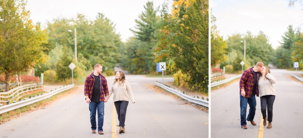 Aiden Laurette Photography | man and woman walk on road