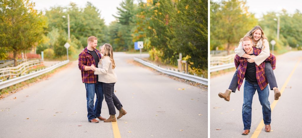 Aiden Laurette Photography | man and woman walk on road