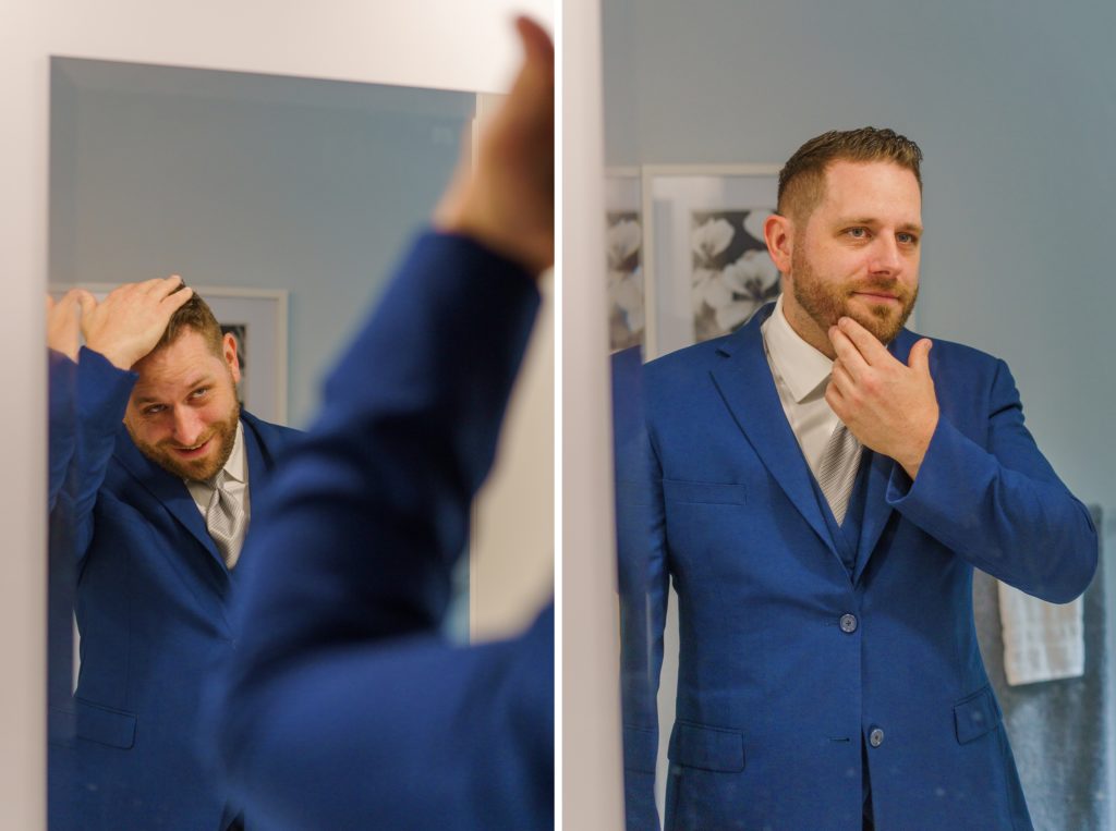 Aiden Laurette Photography | groom gets ready for ceremony