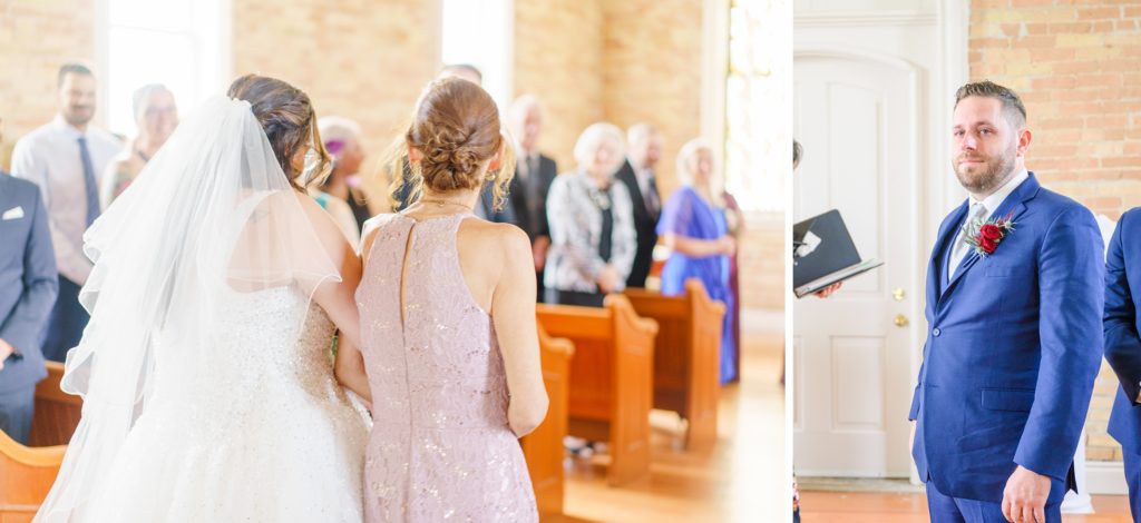 Aiden Laurette Photography | wedding ceremony rose chapel london ontario