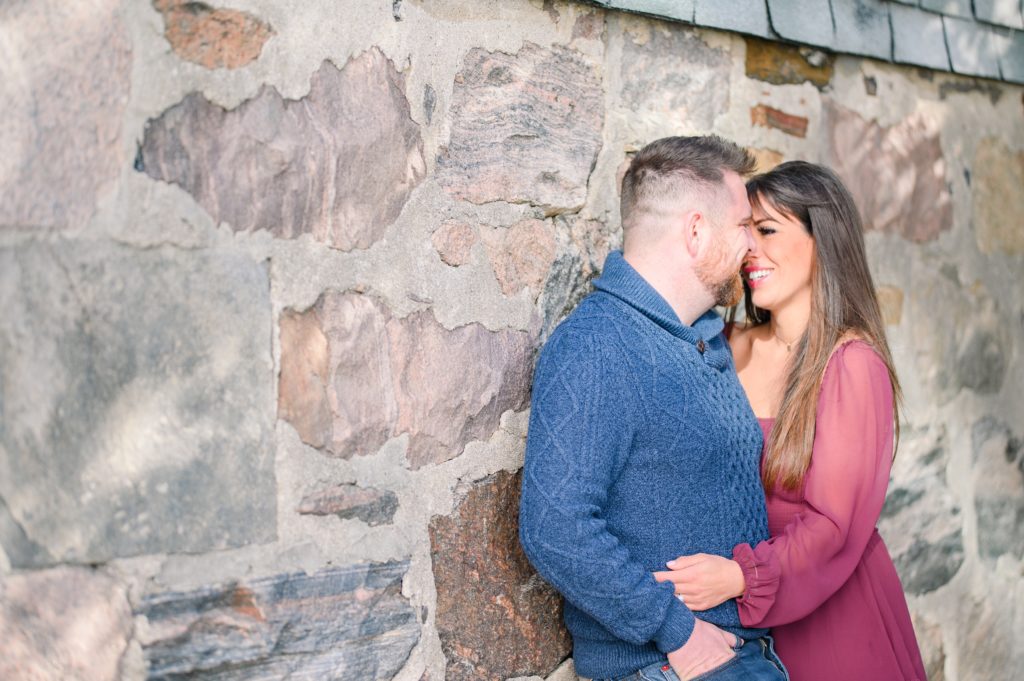 Aiden Laurette Photography | couple pose on farm in stratford