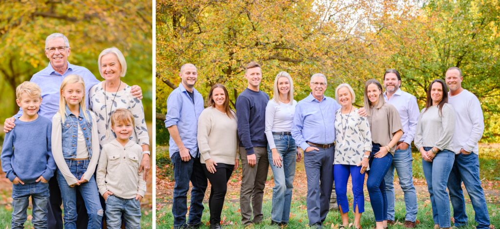 Aiden Laurette Photography | Ontario Portrait Photography 
Fall Family portraits in a park in London