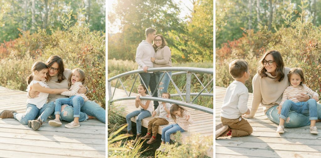 Aiden Laurette Photography | A mother poses with her husband and children