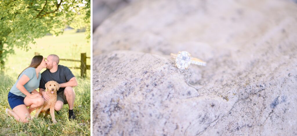 Aiden Laurette Photography | close up shot of engagement ring