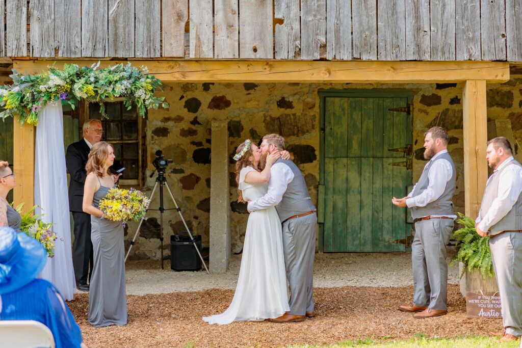 Aiden Laurette Photography | farm wedding ceremony