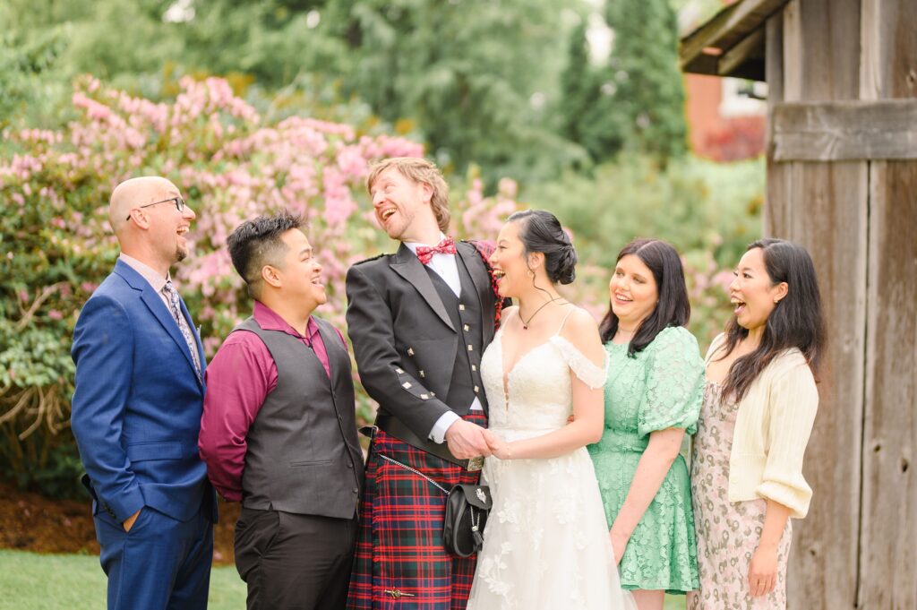 Aiden Laurette Photography | wedding party pipers golf club milton