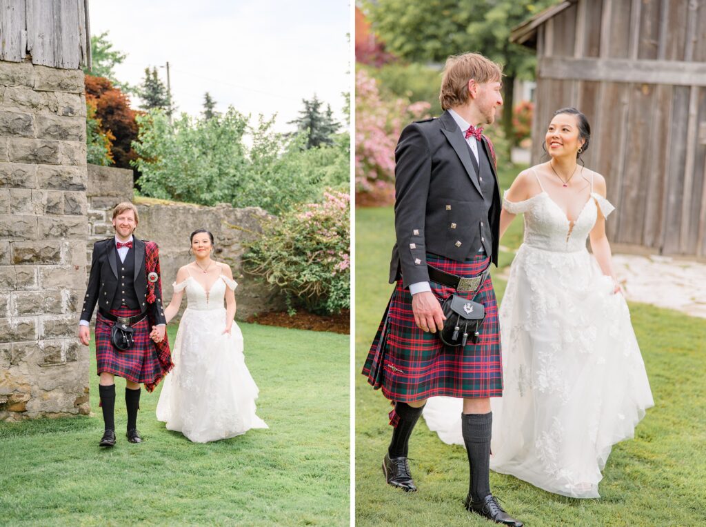 Aiden Laurette Photography | bride and groom pipers golf club milton