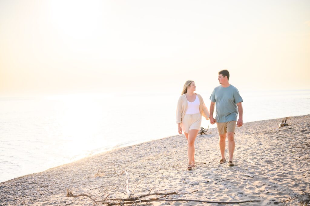 Aiden Laurette Photography | A Beach Engagement Session in Bayfield