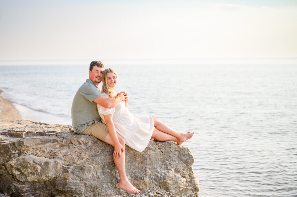 Aiden Laurette Photography | A Beach Engagement Session in Bayfield