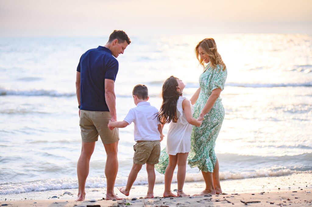 Aiden Laurette Photography | photo of family on beach