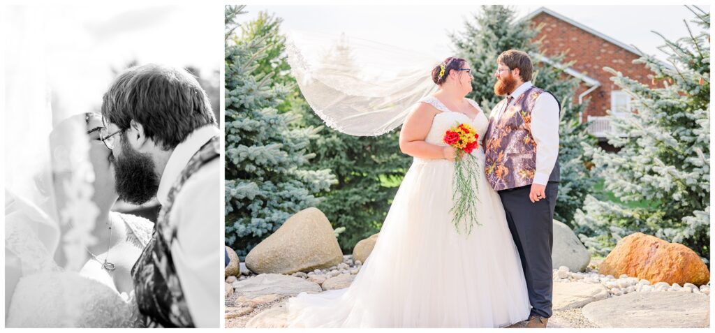 Maple Lane Haven WeddingDay | Ontario Wedding Photographer | Couple's  portraits