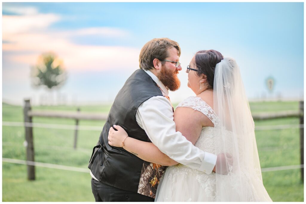 Maple Lane Haven WeddingDay | Ontario Wedding Photographer | Couple Portraits