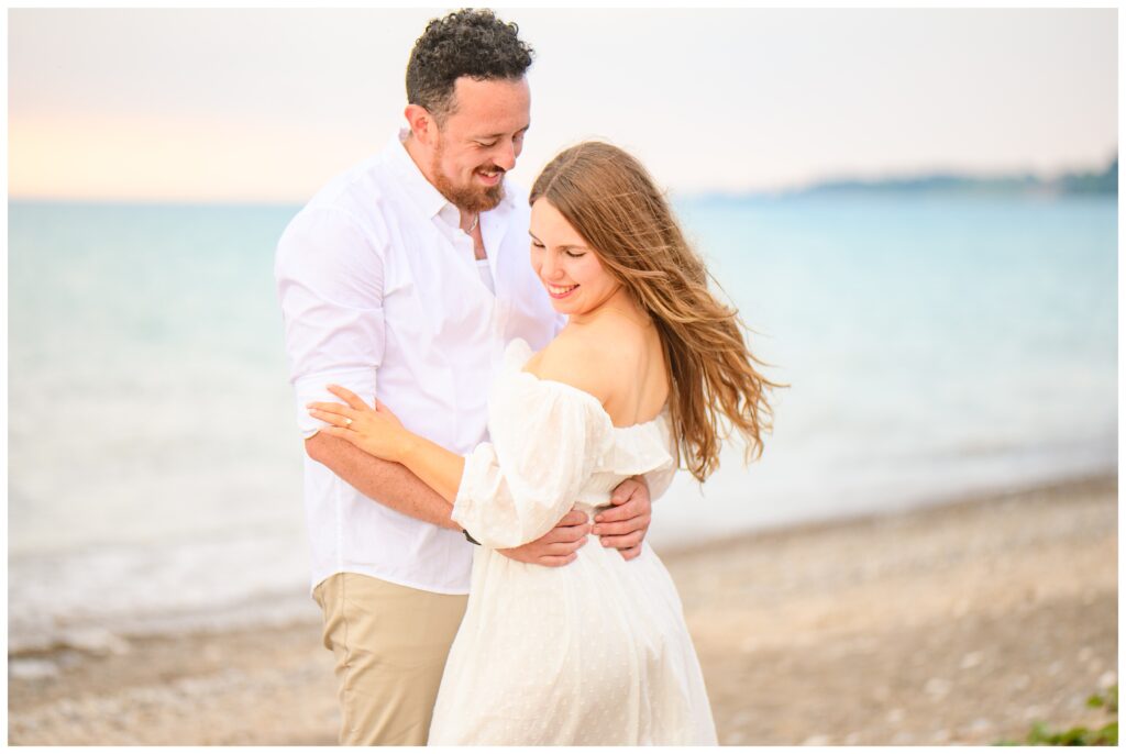 Aiden Laurette Photography | a dreamy engagement session at goderich beach