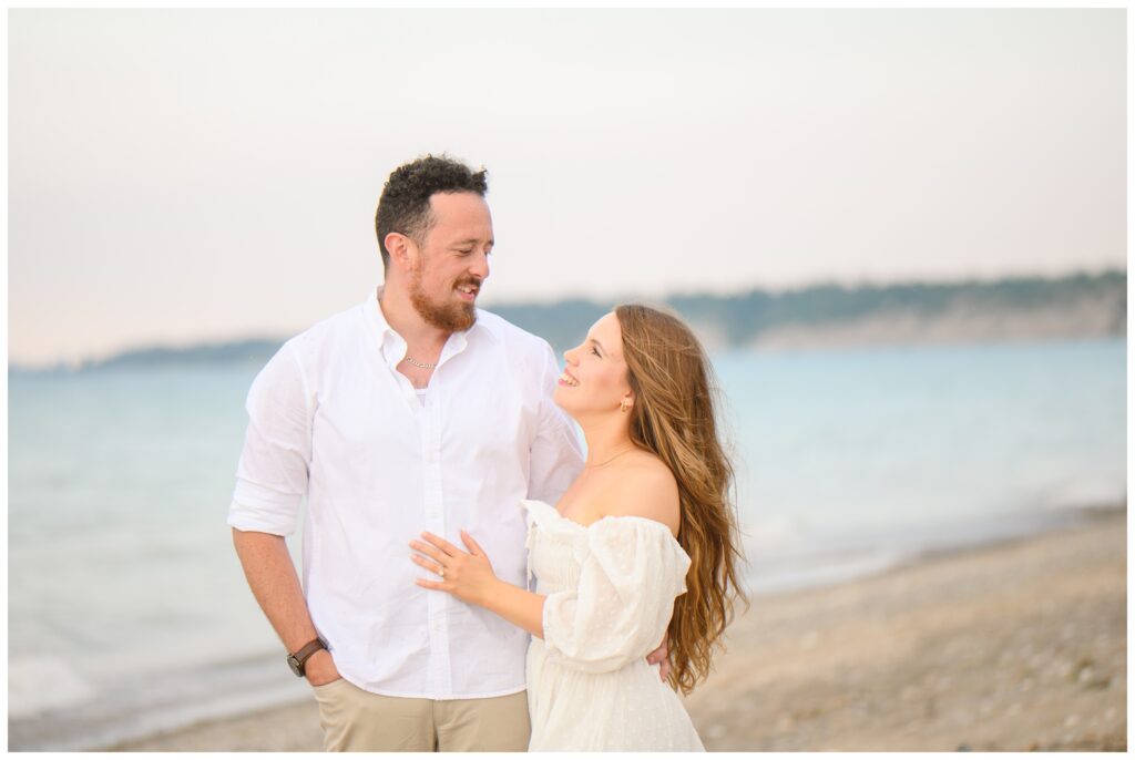 Aiden Laurette Photography | a dreamy engagement session at goderich beach