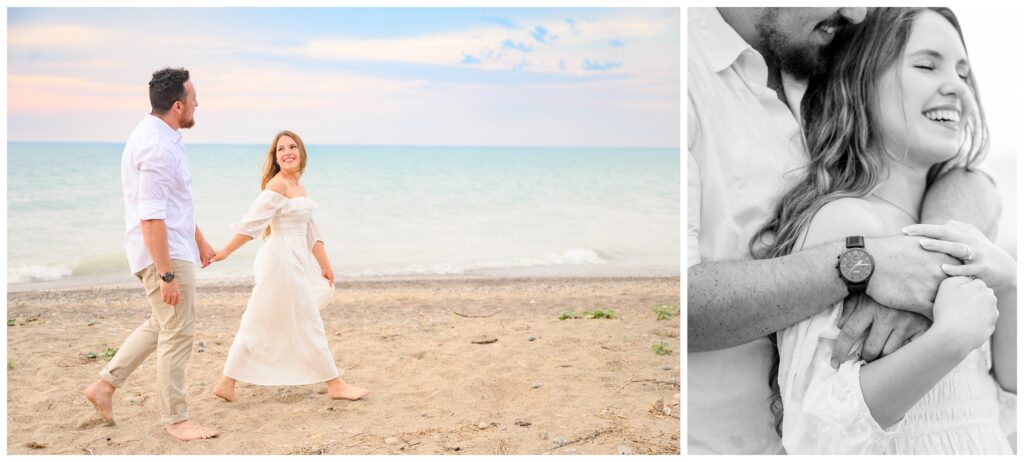 Aiden Laurette Photography | a dreamy engagement session at goderich beach