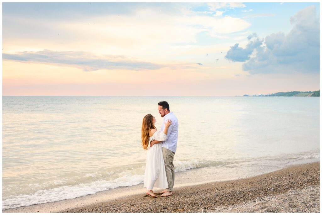 Aiden Laurette Photography | a dreamy engagement session at goderich beach