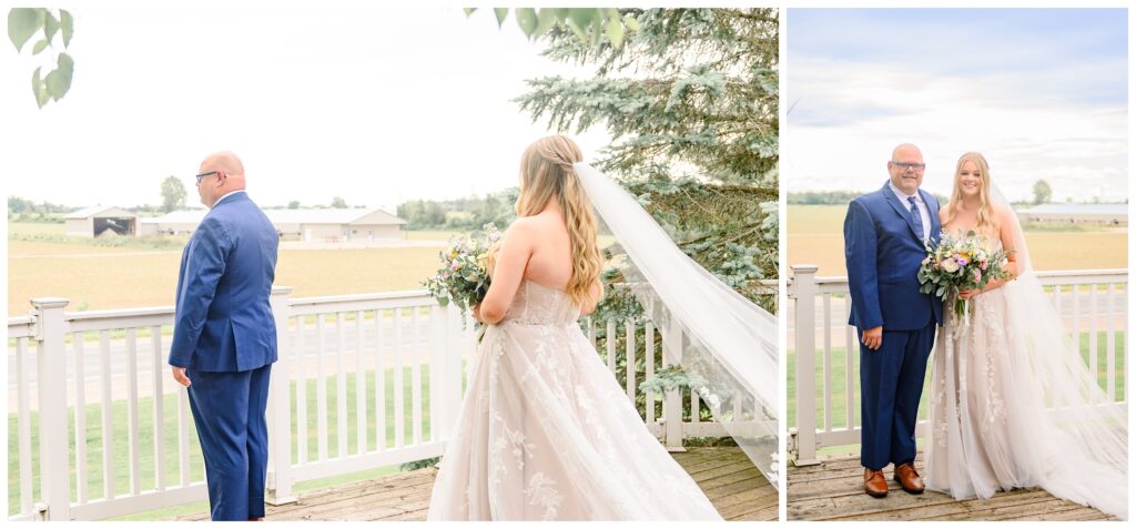 Aiden Laurette Photography | bride's first look with father