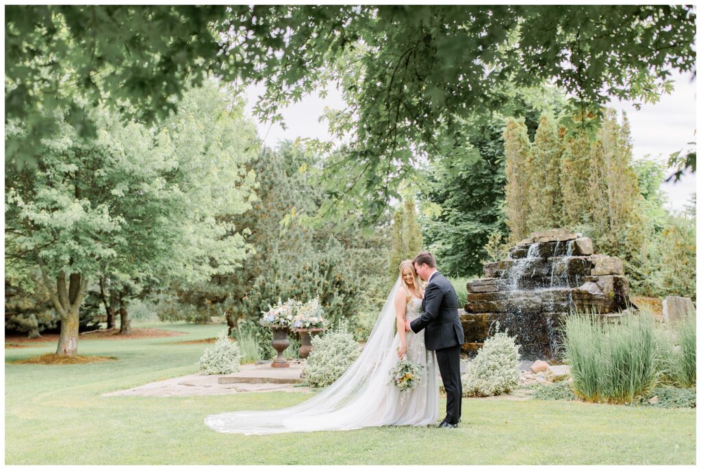 Aiden Laurette Photography | bride and groom's first look