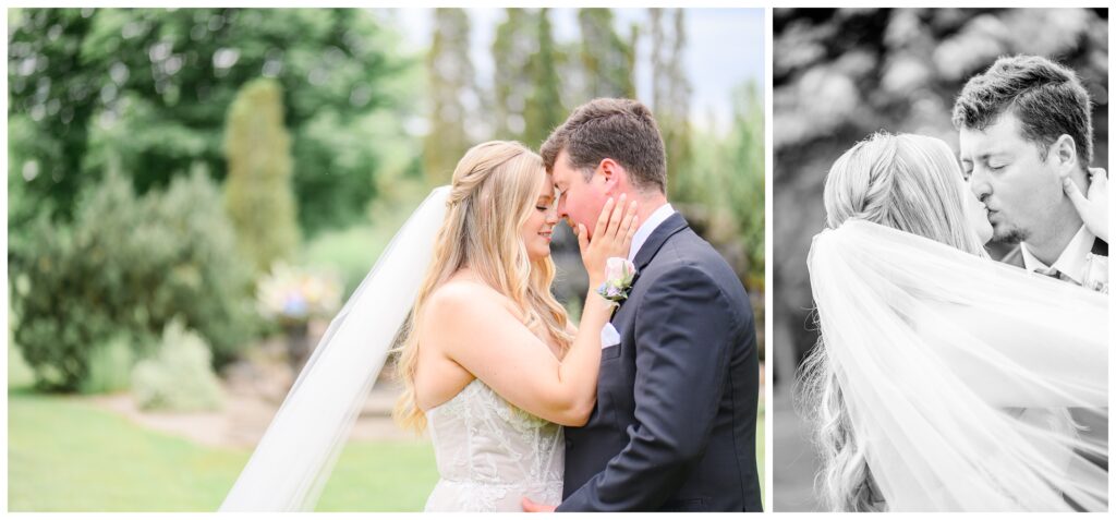 Aiden Laurette Photography | bride and groom's first look