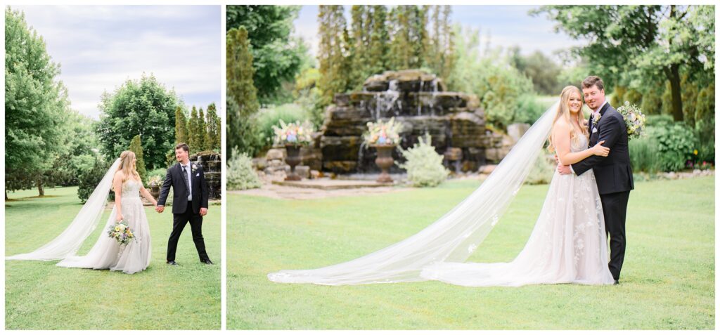 Aiden Laurette Photography | bride and groom's first look