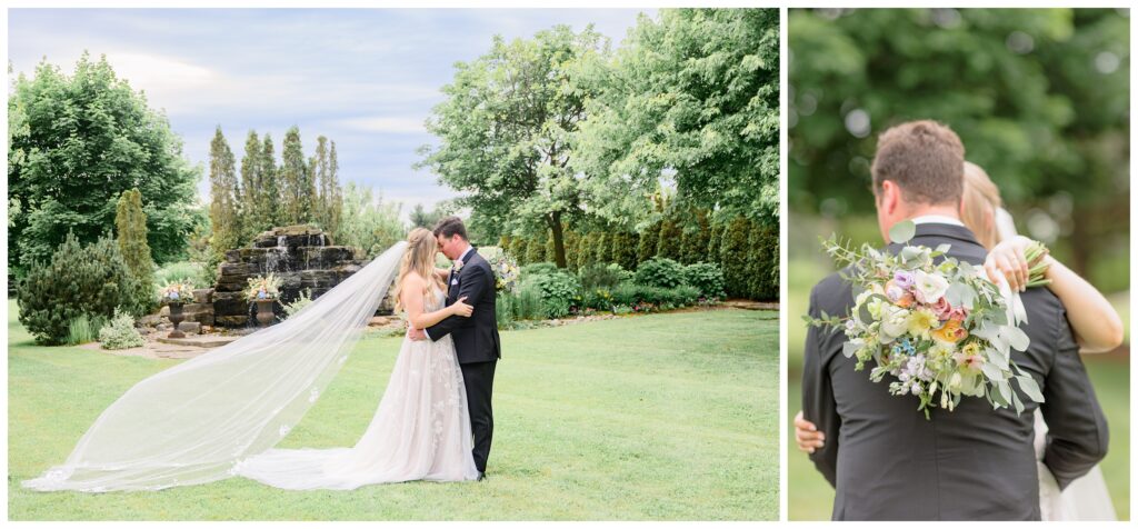 Aiden Laurette Photography | bride and groom's first look