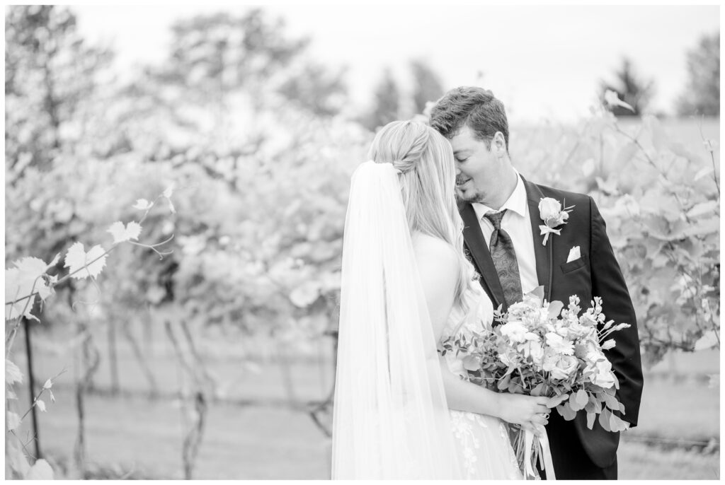 Aiden Laurette Photography | bride and groom's first look