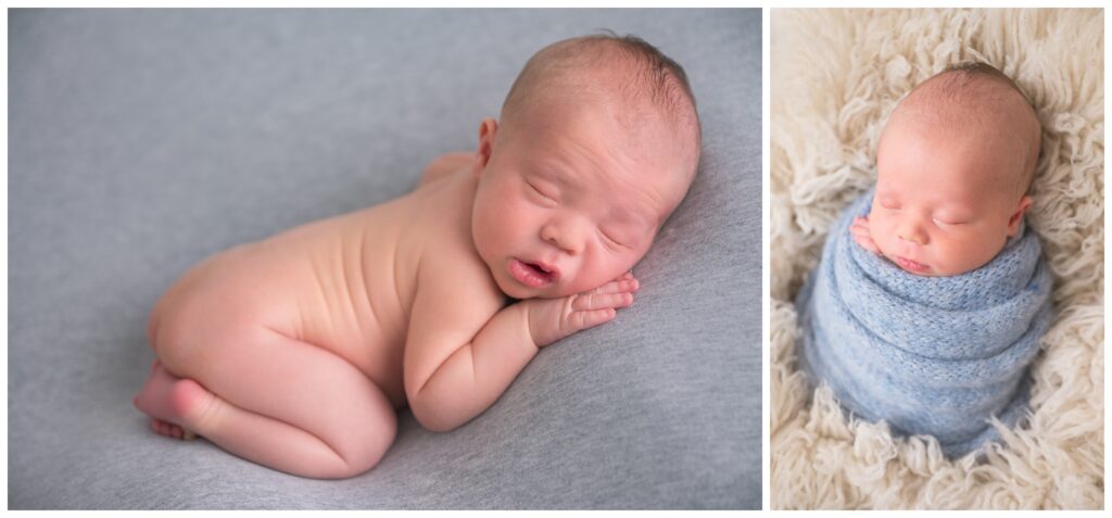 Aiden Laurette Photography | cozy minimalist newborn session