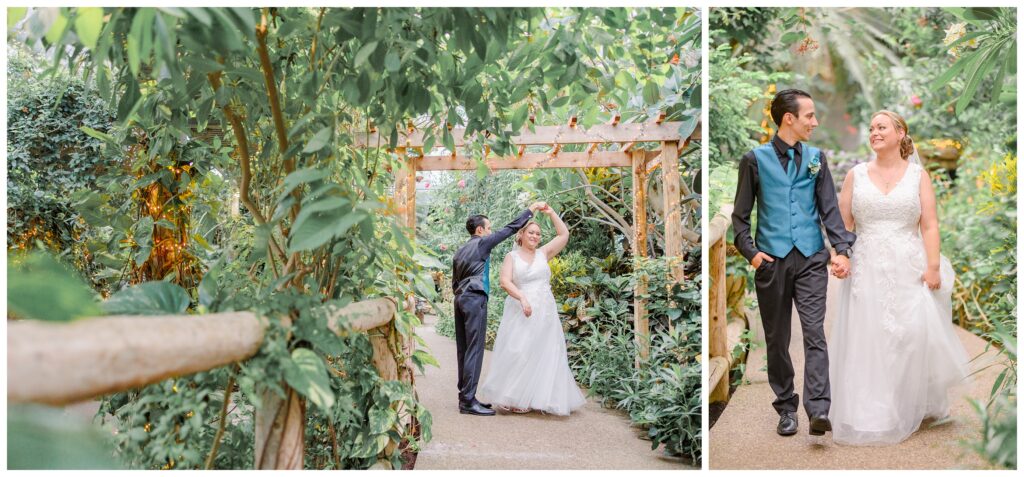 Aiden Laurette Photography | A Romantic Wedding at the Butterfly Conservatory